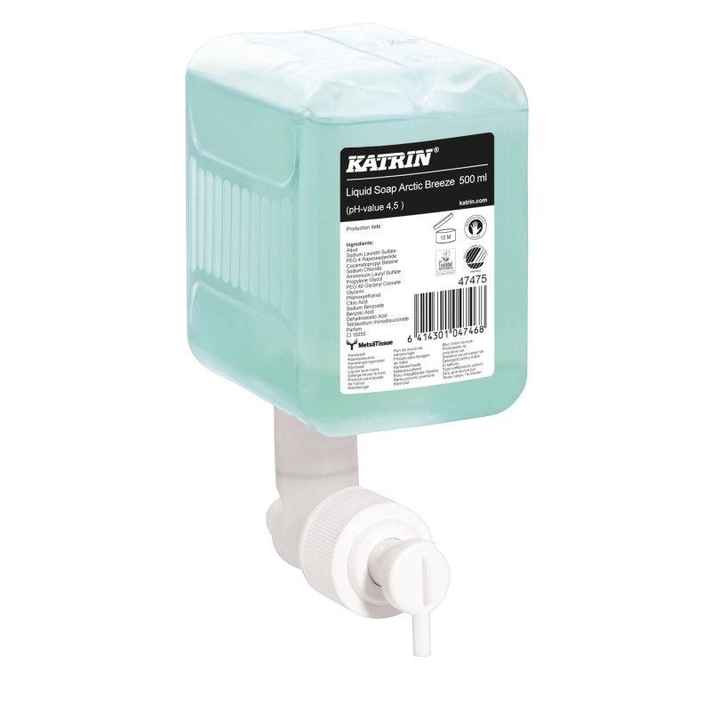 Mydło w płynie Katrin Arctic Breeze0,5l  op.12 szt-6603e2c4996934dac2546f5950426e41