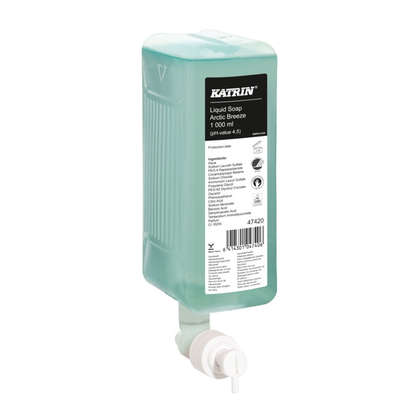 Mydło w płynie Katrin Arctic Breeze 1l  op. 6 szt-b2aeb40559b620fe1be4314b55ee7a98