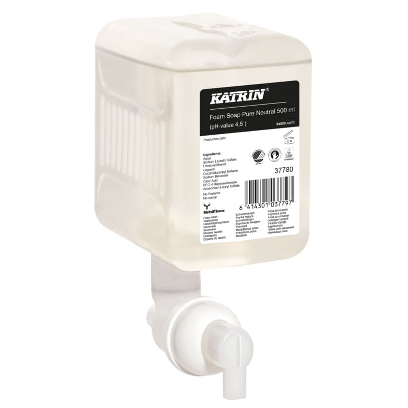 Mydło w pianie Katrin Pure Neutral 0,5l op.12 szt.-8bdd4e8a190d85a3874ebd0f6e7ff439