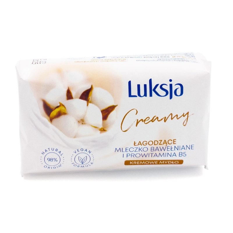 Mydło w kostce Luksja Creamy białe 90g-5e6546e5314f45dfaee331f20bebd033
