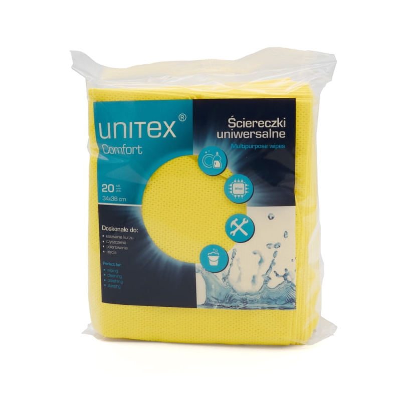 Ściereczka Unitex żółta op. 20 szt-012942ab2592dc31a64cf914c33e43eb
