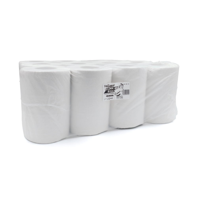 Ręcznik Mini 2w biały 55m op.12  RBMI2055-6d5949fff16dcf1d59c3e6120e62562b