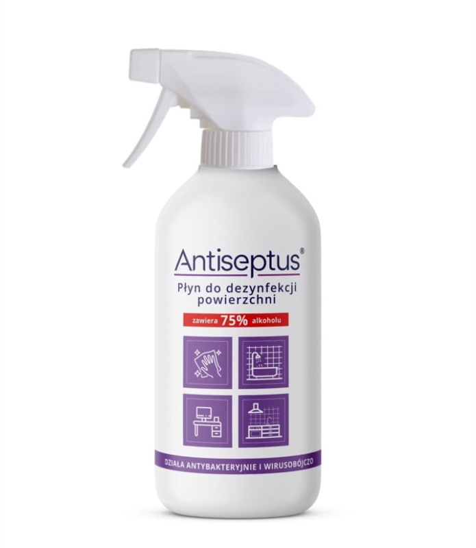 Preparat do dezynfekcji powierzchni w sprayu 500ml-24efe72a9c3016f8b5f5b310ede9eea2