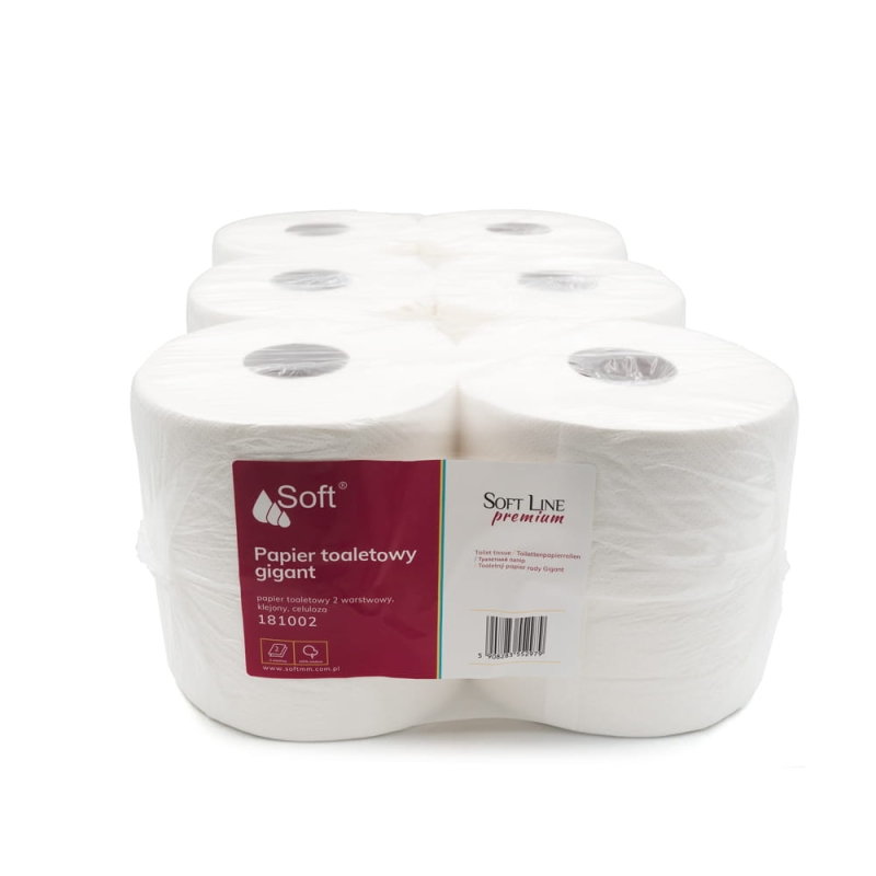 Papier toaletowy Soft Premium Line 2w biały a'12-bd7a6764f96d000bb1513a016e9dae06