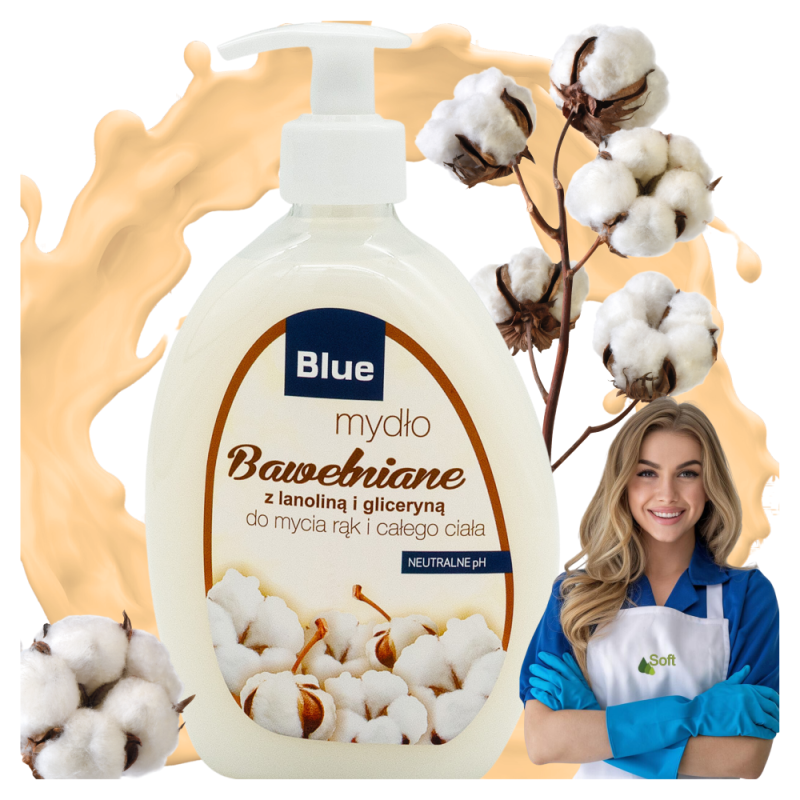 Mydło w płynie z dozownikiem 500 ml Blue Bawełna-94127ac64b49378a74baff588b353e39 Mydło w płynie z dozownikiem 500 ml Blue Bawełna-94127ac64b49378a74baff588b353e39