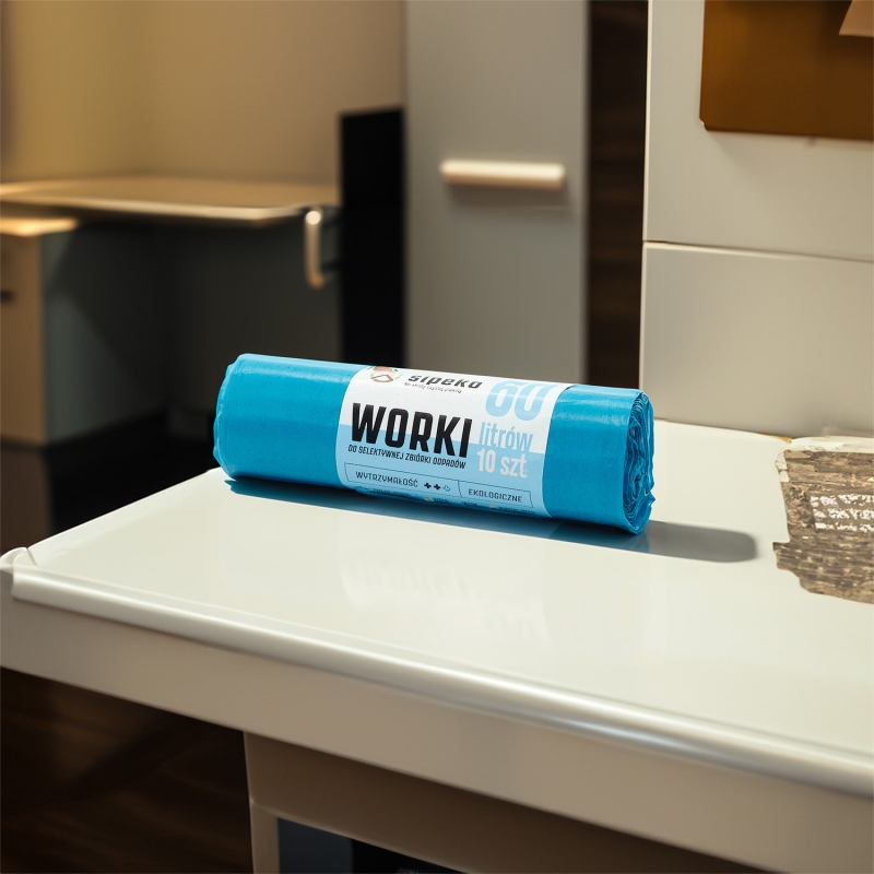 Worki na odpady 60l niebieskie LDPE a'10 szt-611144fe159299eff81a479dbde49dd6