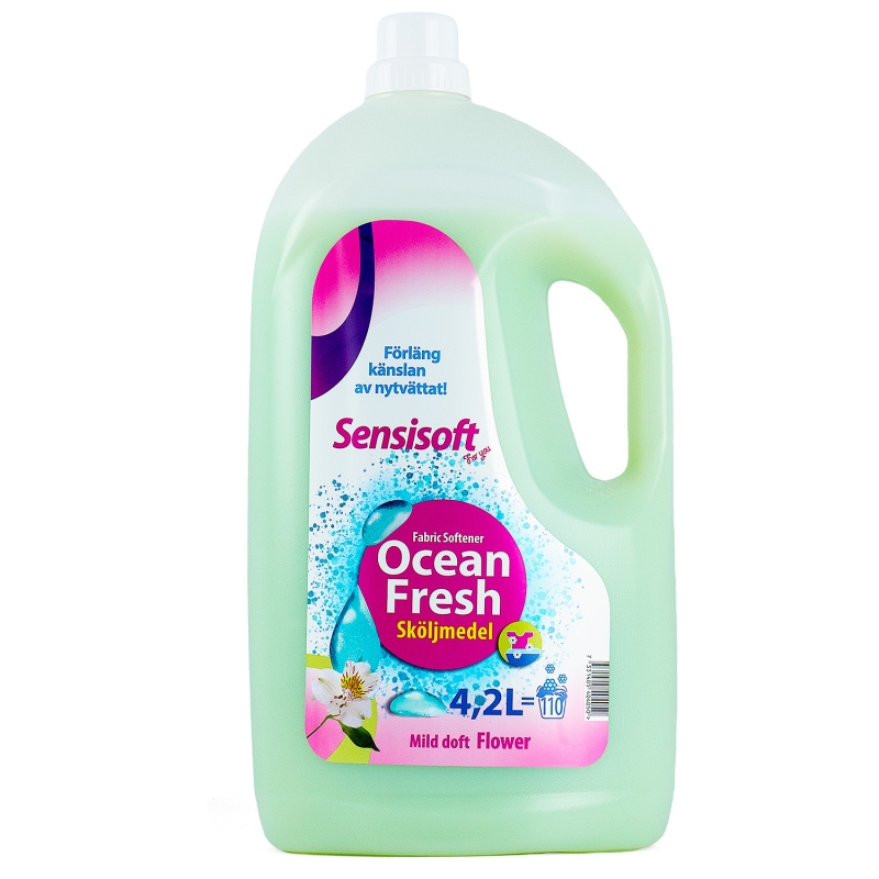 Płyn do płukania Sensisoft 4,2L zielony - kwiatowy-eb2605a4bfc71649d265adf2a5b2903f